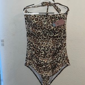 Smismivo Swim | Nwt Women's Smismivo Bathing Suit | Color: Black/Brown XXL